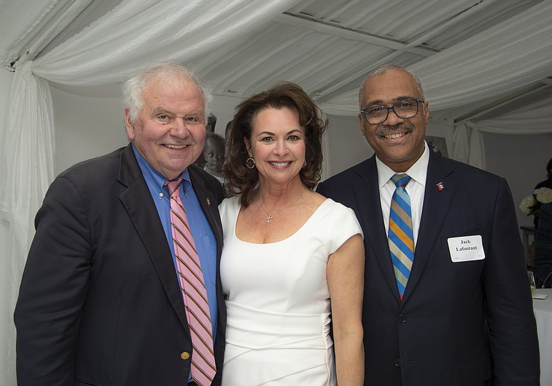 Mitch Mutter, Patricia Watlington and Haiti Prime Minister Dr. Jack Guy Lafontant