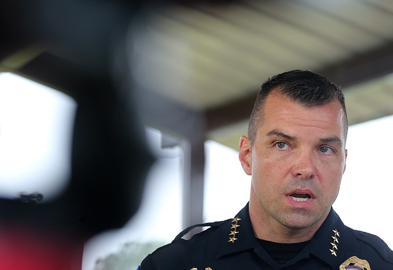 Chattanooga Police Chief David Roddy did not have access to previous reports on the behavior of a former officer because the information is alleged to have been removed from files.