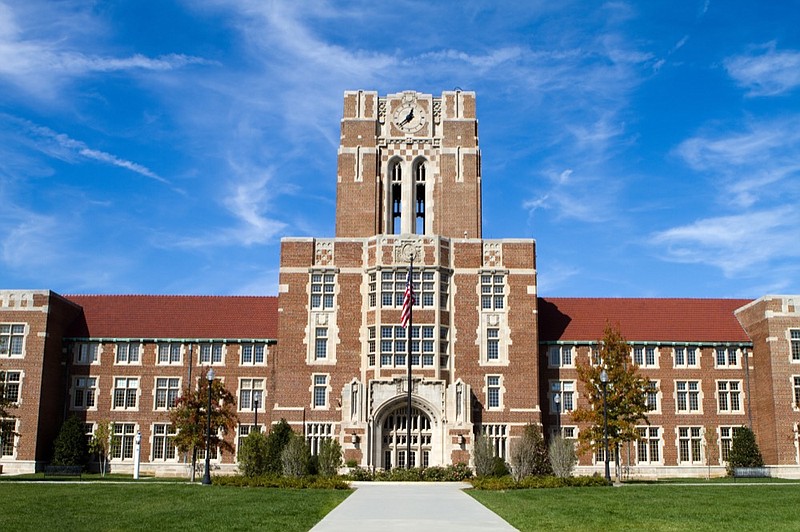 The Hill at the University of Tennessee in Knoxville, Tennessee. / UTK tile knoxville tile / Getty Images