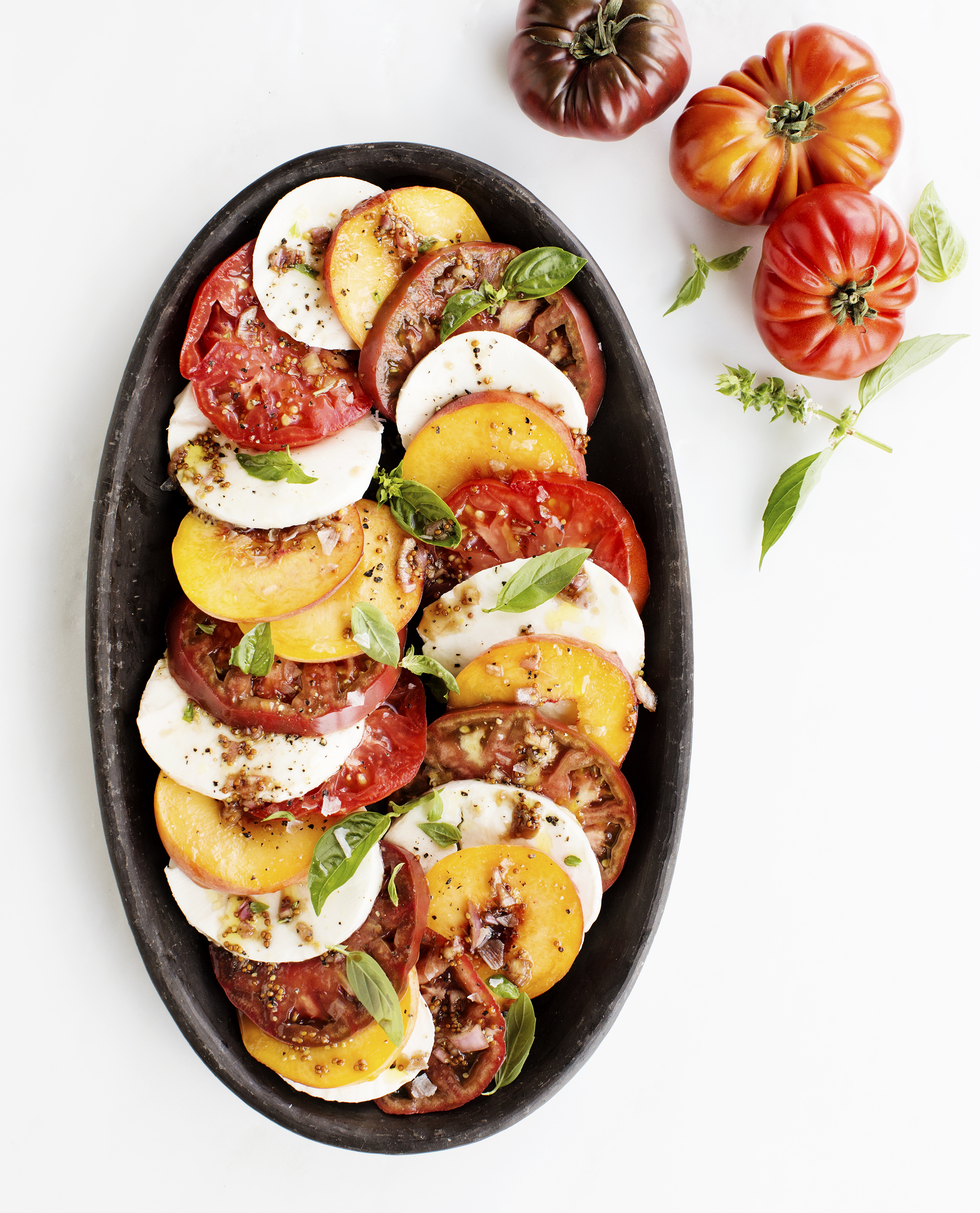 Peach Caprese Salad / Photo from Scribner