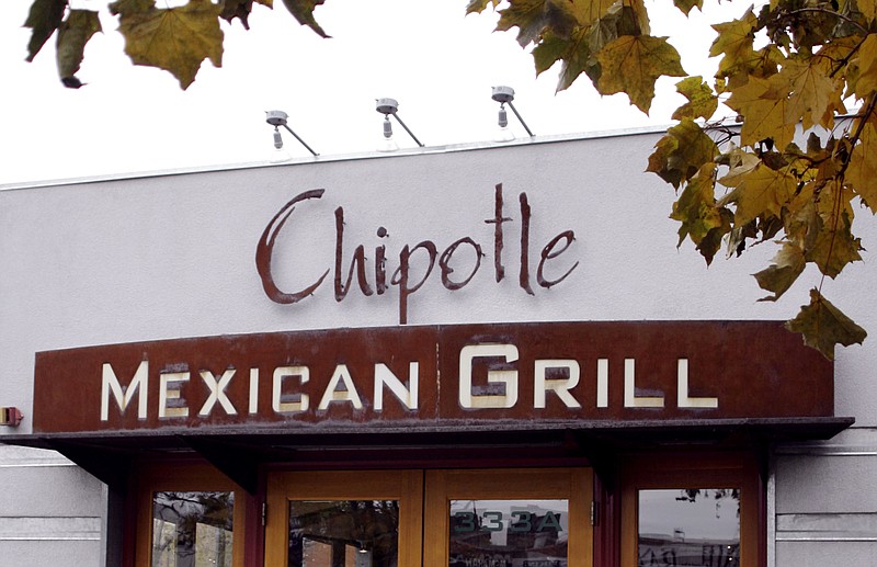 A Chipotle Mexican Grill restaurant is seen in Denver, Colo., in a 2006 Associated Press file photo.