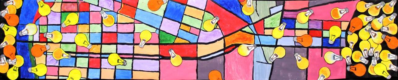 "Scenic City Lights" by Hixson High students Jayy Whitehead, Anya Roth, Caitlyn Whitmire, Jessica Song, DeNasia Lewis and Dillon Kosik.