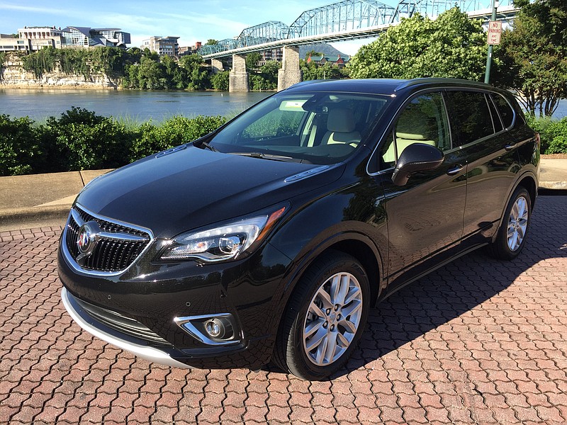 The 2019 Buick Envision crossover features the company signature waterfall grille.

