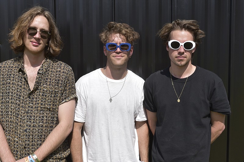 Philip Slabber | Leon De Baughn | Liam Merrett-Park are members of Crooked Colours, an Australian-based band who played their first Bonnaroo Music & Arts Festival on Friday.