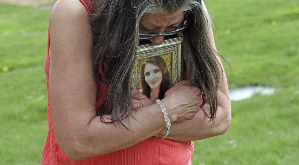 I have to get out of here! she screamed. (AP Photo/Rick Bowmer)