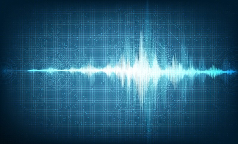 Hi-Tech Digital Sound Wave Low and Hight richter scale with Circle Vibration; technology and earthquake wave diagram concept. earthquake tile / Getty Images