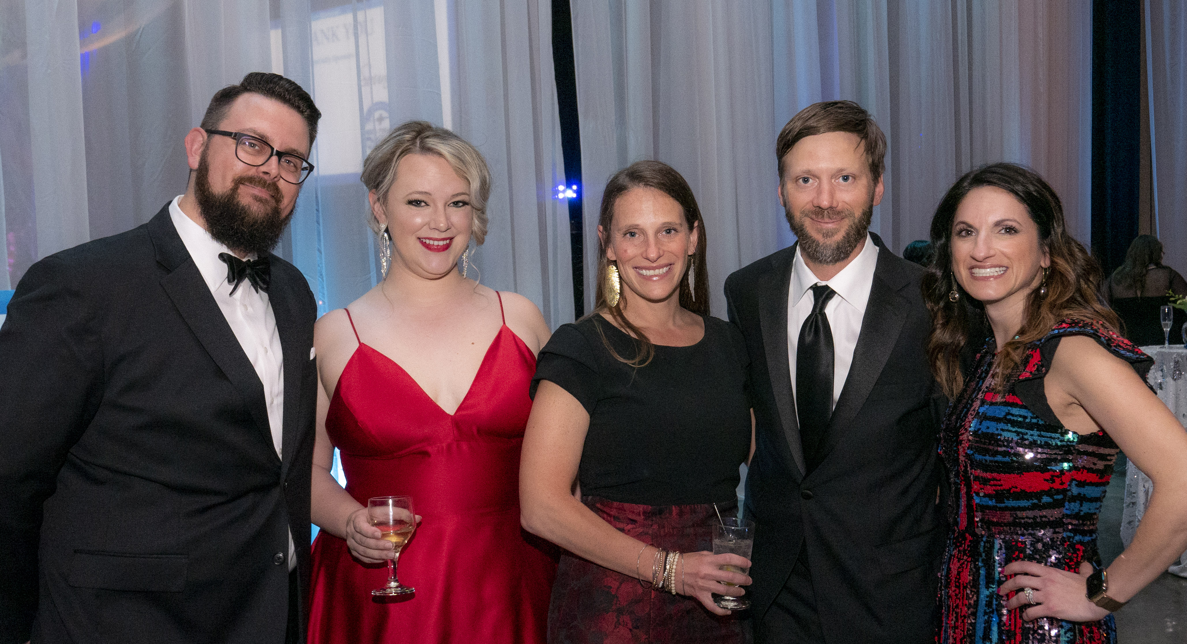Dr. Frederick Bossert, Dr. Erin Scarbrough, Angela & Harris Hawk and Jasmin Rippon