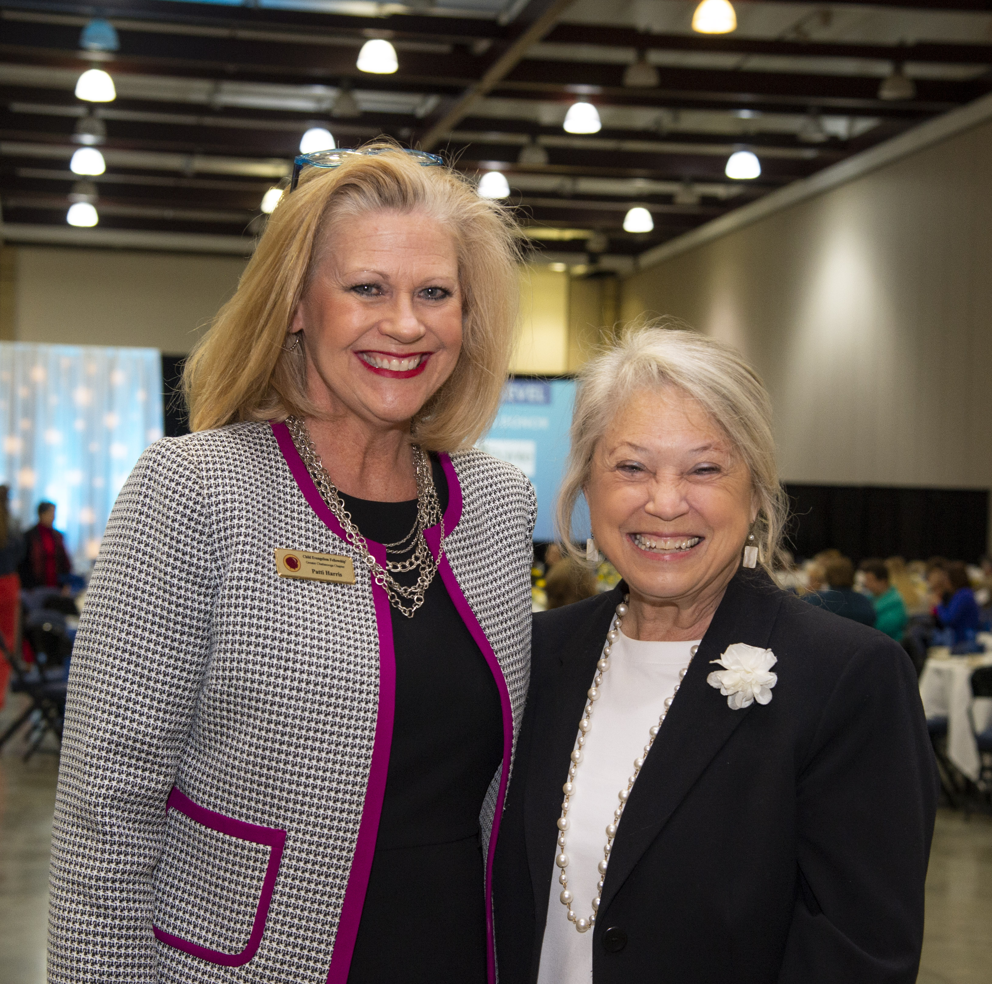 Patti Harris and Phyllis James