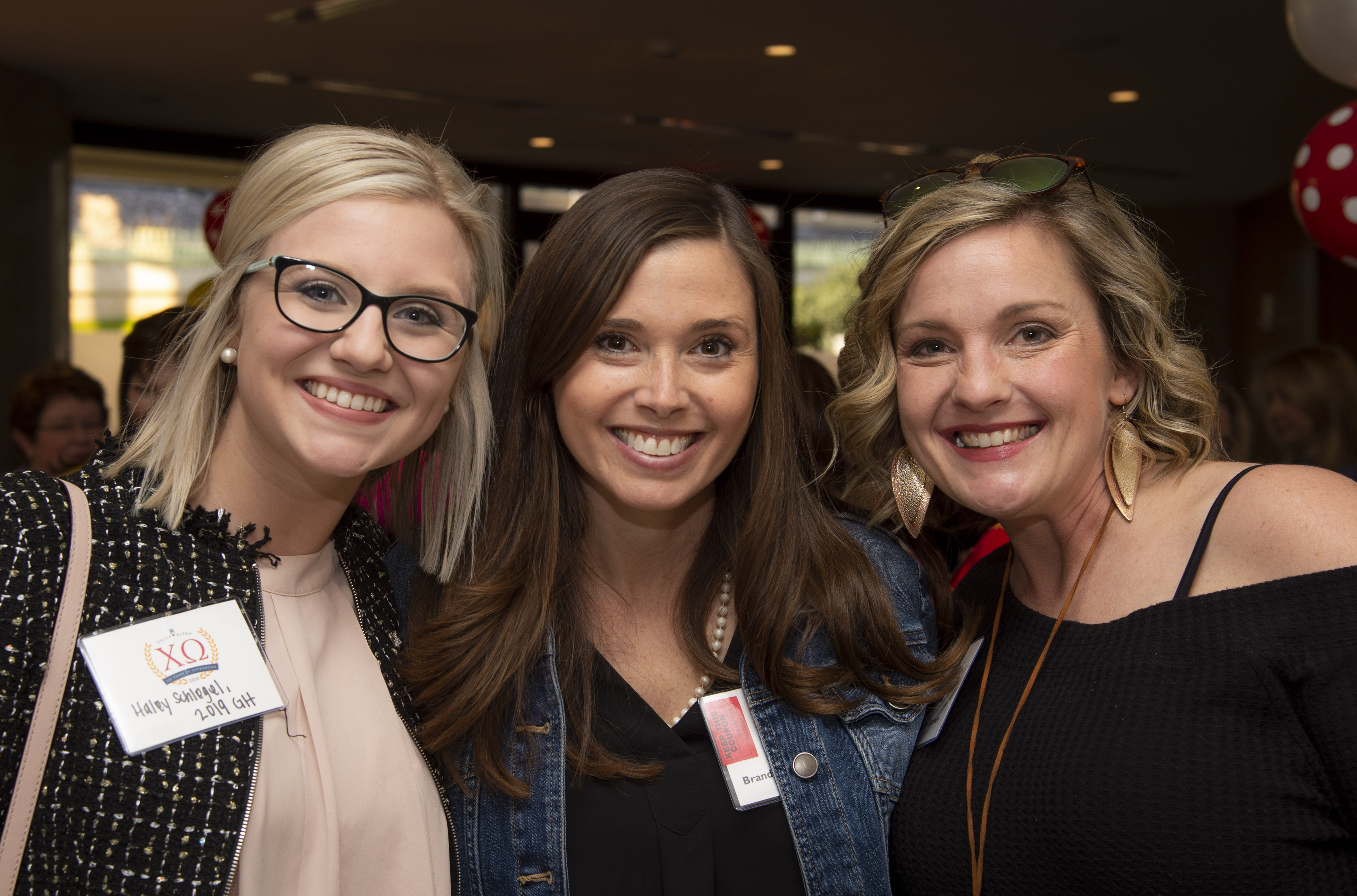 Haley Schlegel, Brandy Morrison and Becca Barnes