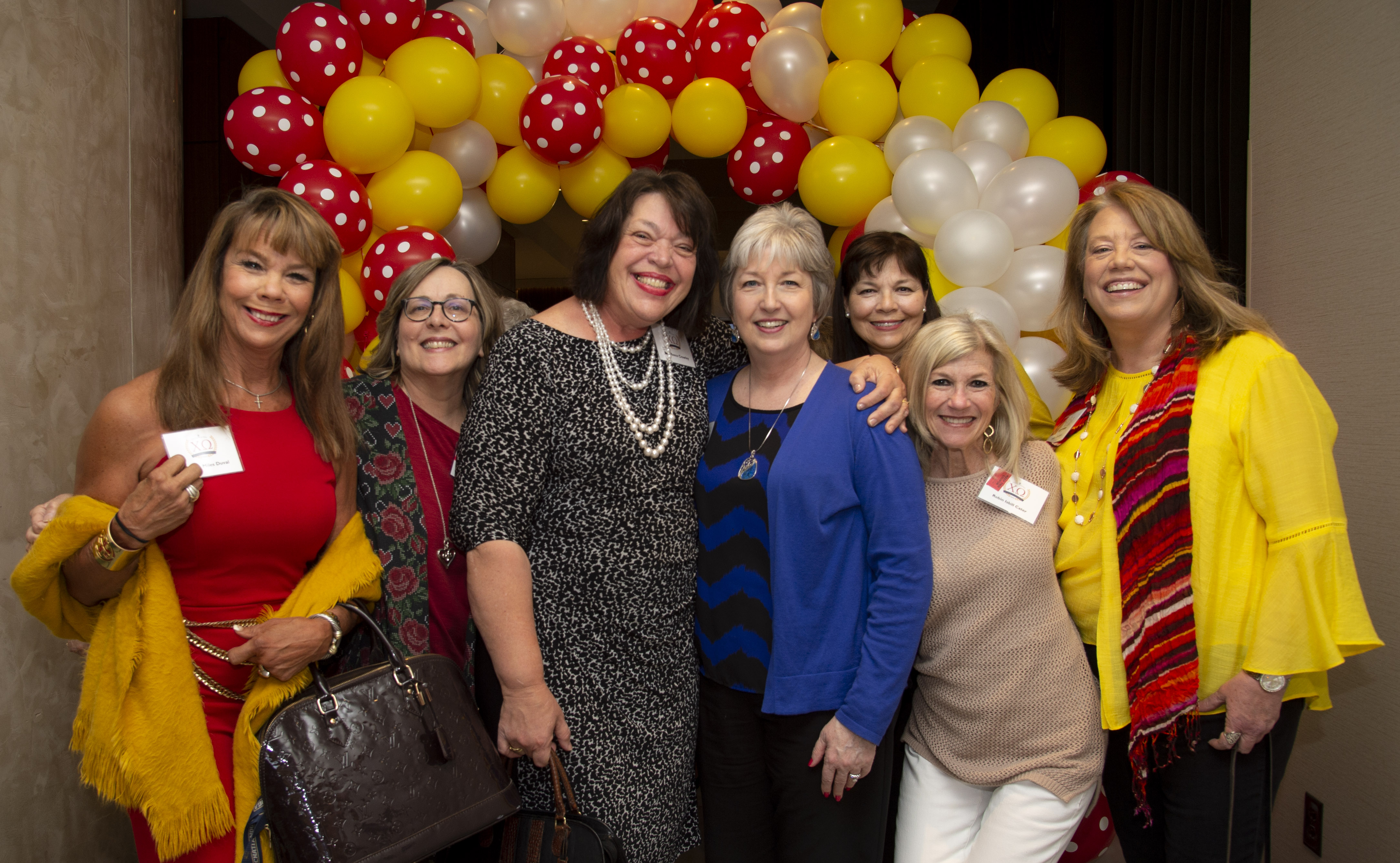 Evelyn Duval, Brenda Glover, Judy Crowley, Janice Baker, Kim Kieffer, Vicki Guthrie and Robin Cater