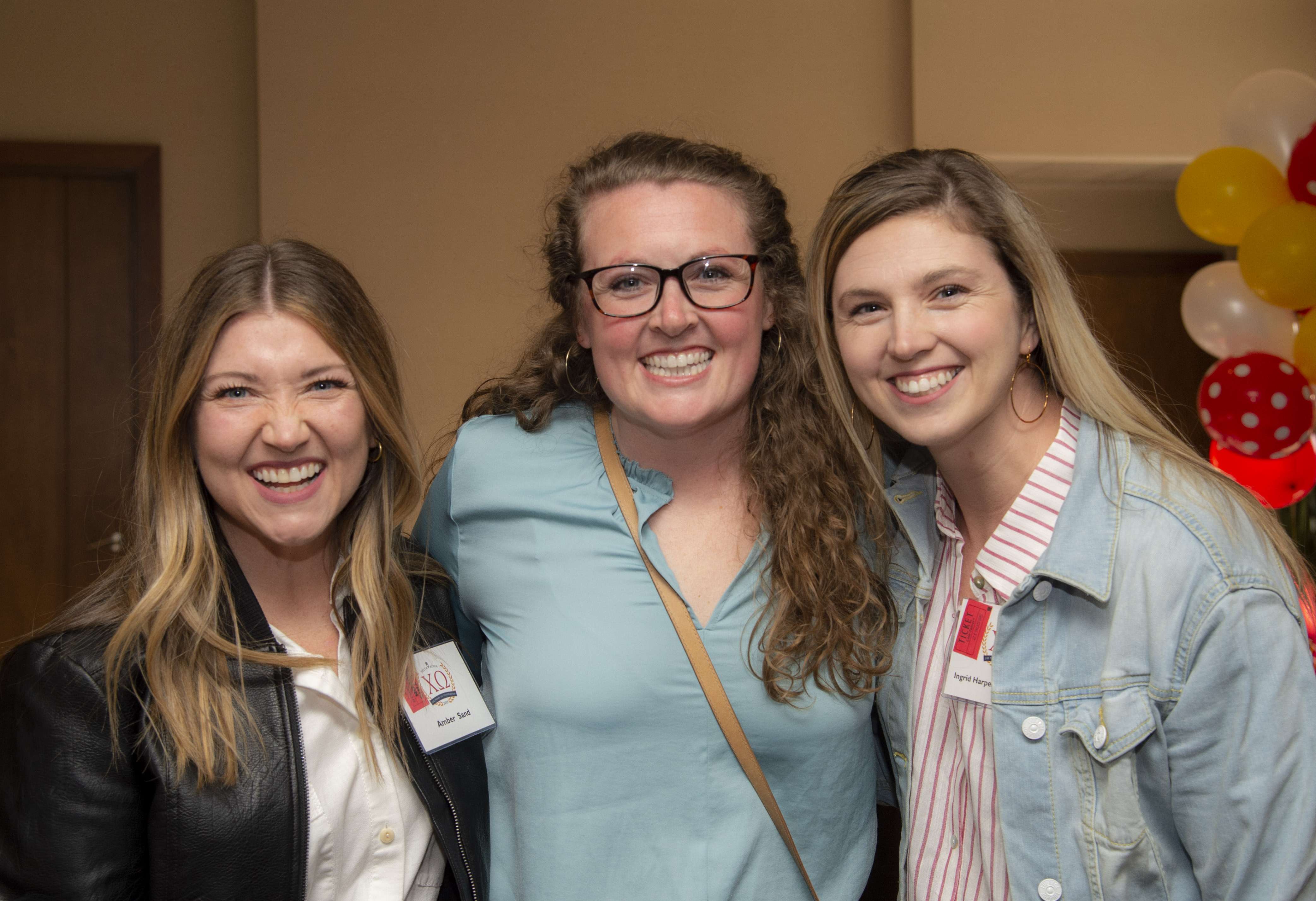 Amber Sand, Mary Meaghan Kelly and Ingrid Vander Woude