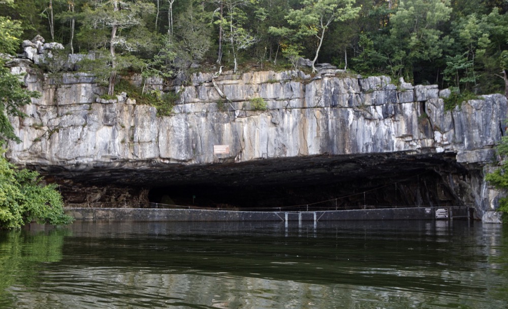 Staff photo by C.B. Schmelter /
Nickajack Cave is seen on Wednesday, June 19, 2019 in Marion County, Tenn.