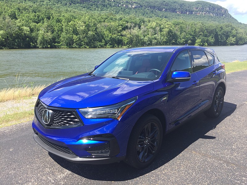 The 2019 Acura RDX is shown in Apex Blue Pearl. 



 

