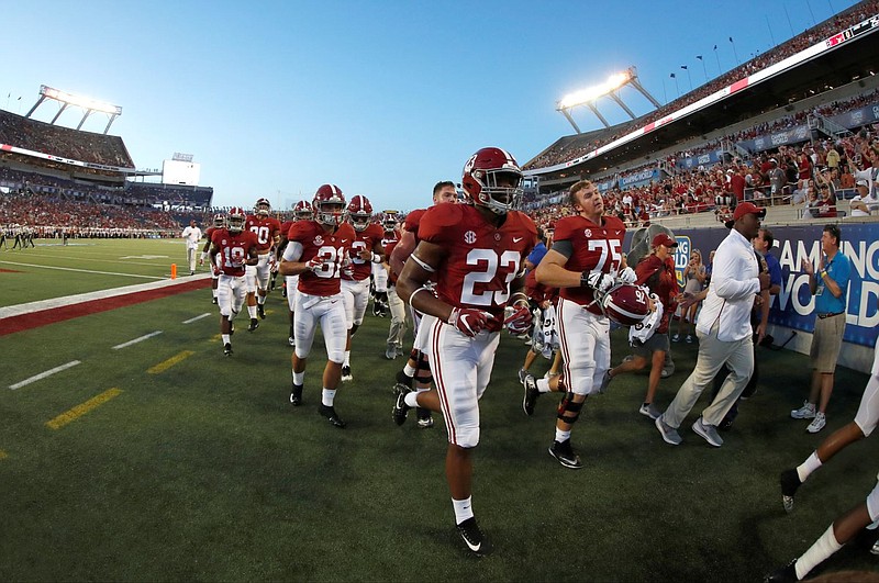 Alabama opened last football season with a 51-14 rout of Louisville in Orlando, Florida, and will open this season against Duke in Atlanta.