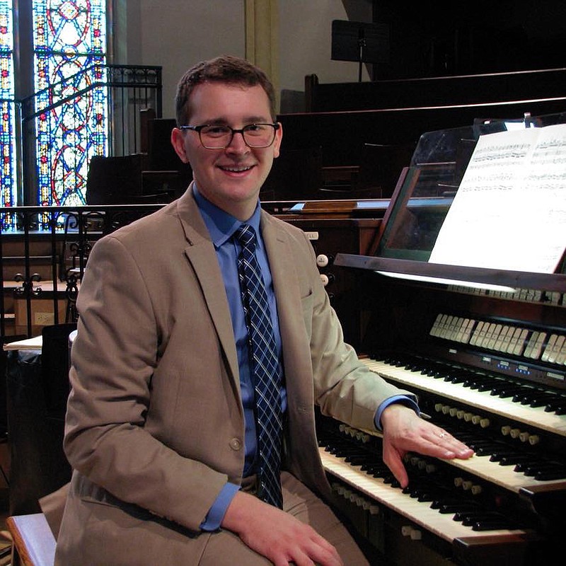 Organist Andrew Schaeffer will be the featured artist at the Chattanooga Music Club's annual Patriotic Organ Concert in Memorial Auditorium. / CMC Contributed Photo