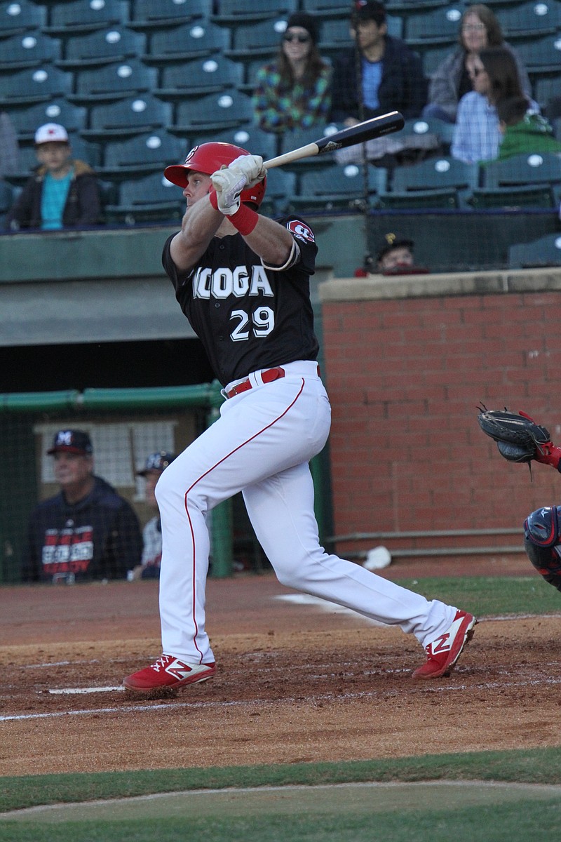 Chattanooga Lookouts third baseman Mitch Nay is hitting .301 with eight home runs and 39 RBIs through 61 games this season.