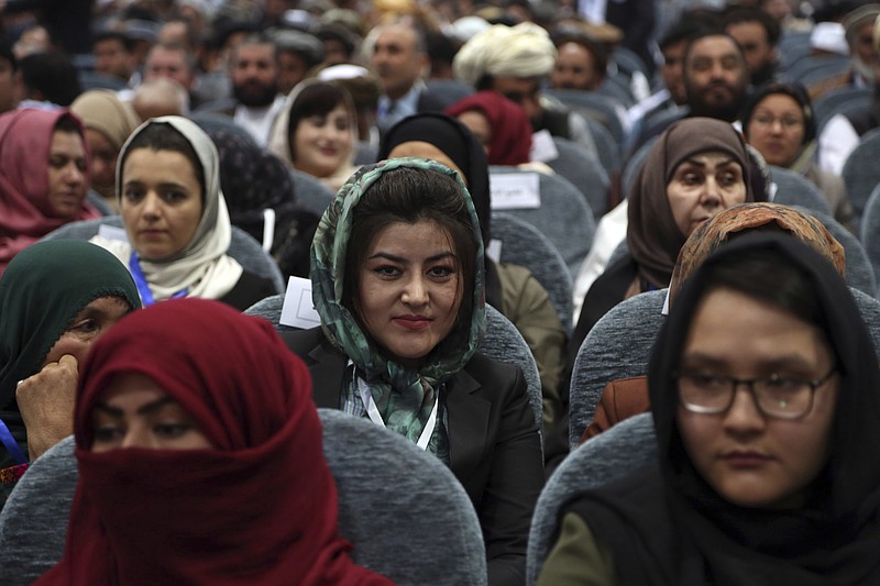 Delegates attend an April meeting in Afghanistan to seek an agreed common approach for future peace talks with the Taliban.