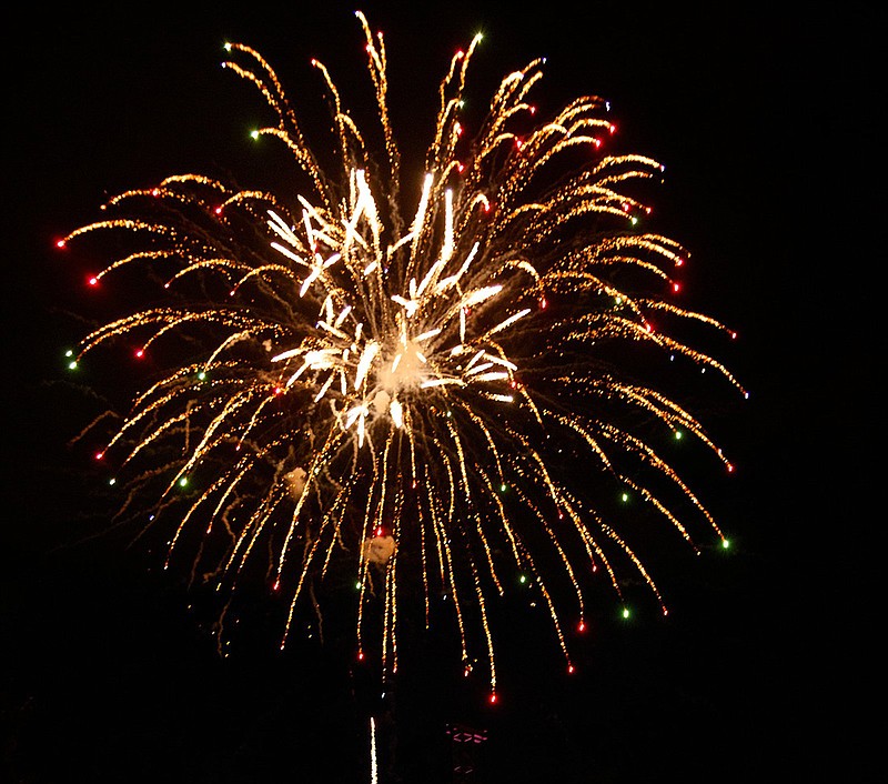 The annual Pops on the River musical celebration at Coolidge Park honoring America attracted hundreds of people and concluded with a fireworks display on Wednesday, July 3, 2019, in Chattanooga.