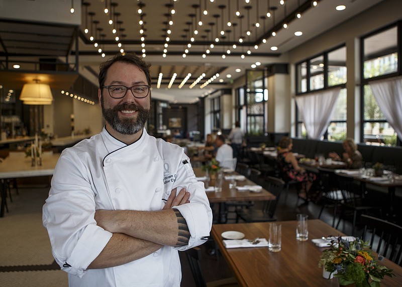 Kevin Korman, chef of Whitebird Restaurant in The Edwin Hotel, is one of five competitors in Sunday's FiveStar Food Fight.