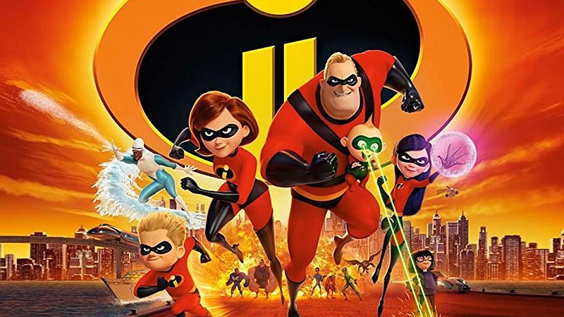 The Incredibles family take on a new mission that involves a change in family roles in "Incredibles 2," the free outdoor movie that will be shown Saturday, July 13, at 9 p.m. in Coolidge Park. / Disney/Pixar Image