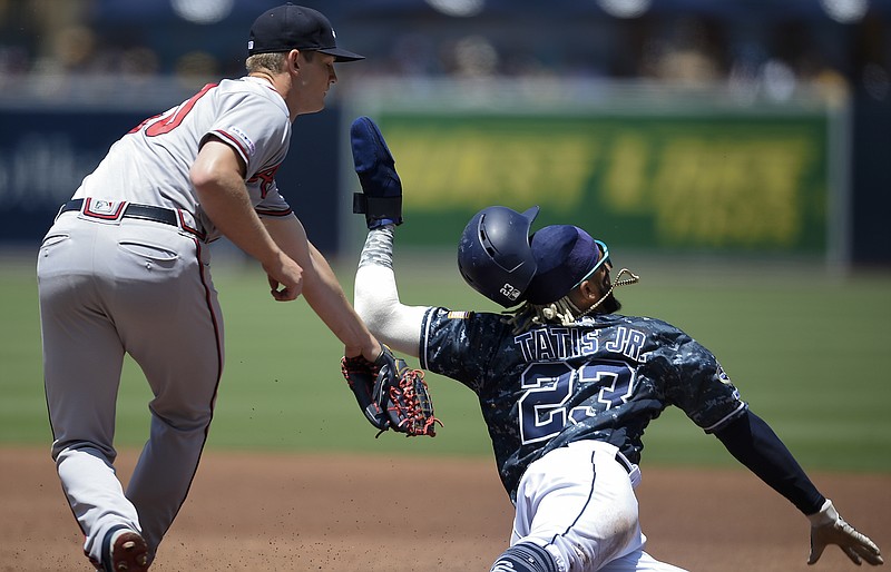 Mike Soroka hurls Braves past Padres