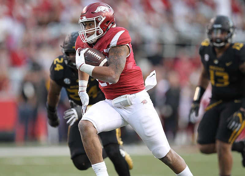 Arkansas running back Devwah Whaley hopes for a senior season free of injury so he can help the Razorbacks return to respectability after last year's 2-10 collapse.
