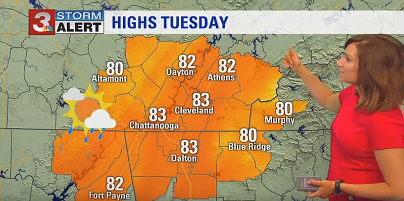 Brittany Beggs' Monday morning forecast
