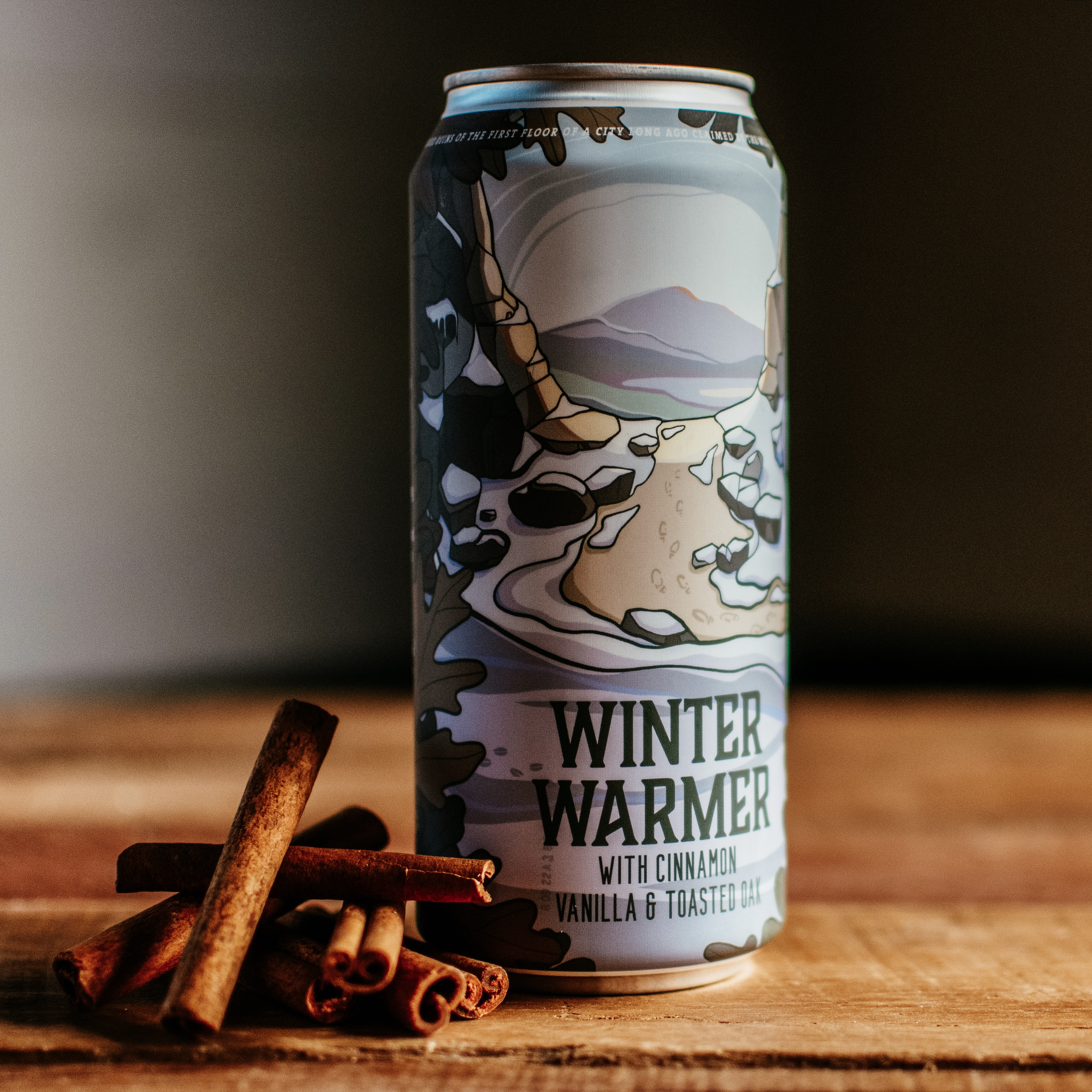 OddStory Brewing Company donates 5% of the proceeds from sales of its Wild Trails Winter Warmer to a local trail preservation nonprofit. / Photo courtesy of OddStory Brewing Company