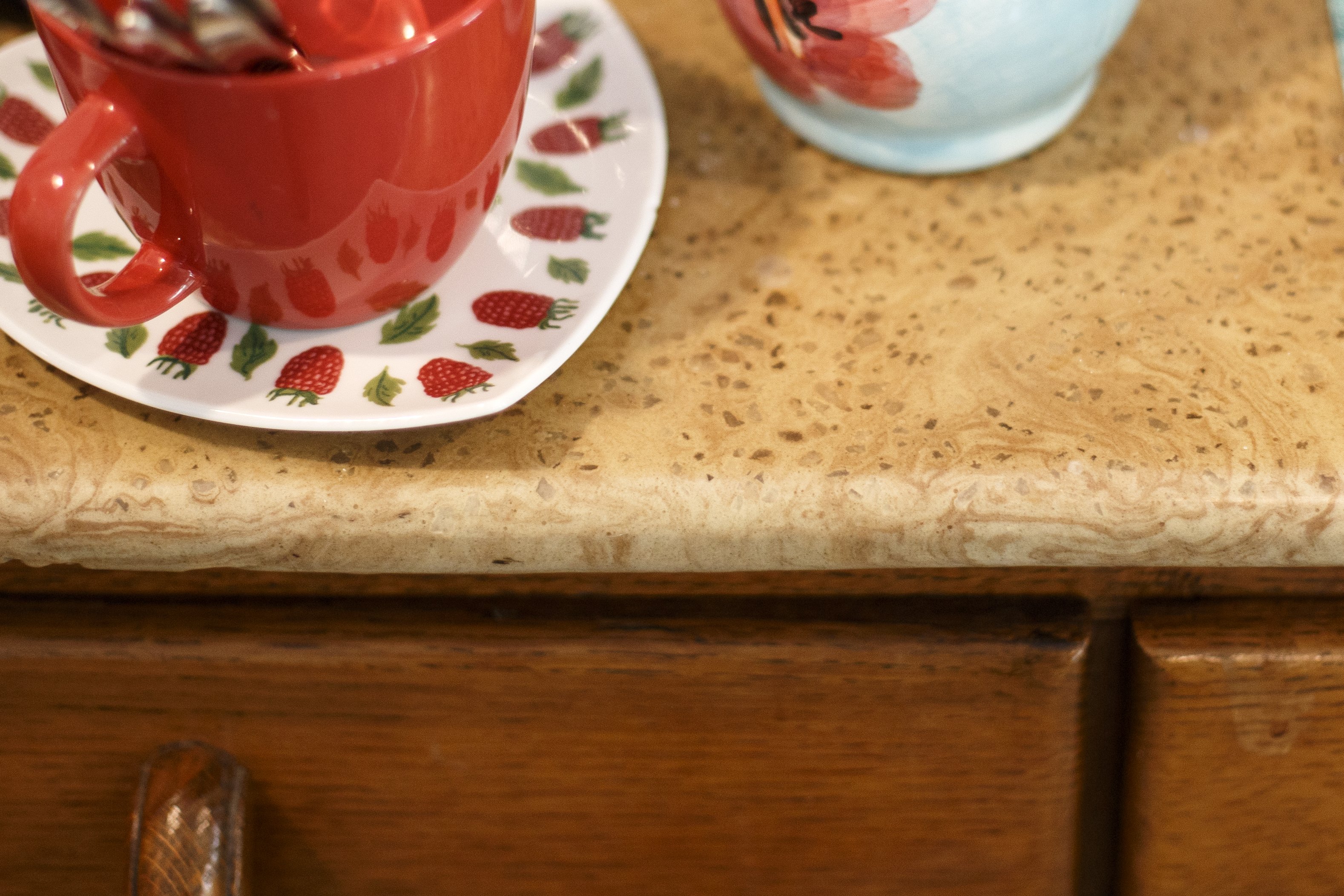 Wallace and Nancy Braud shopped resale shops for items ranging from dishes to countertops in order to furnish their B&B.