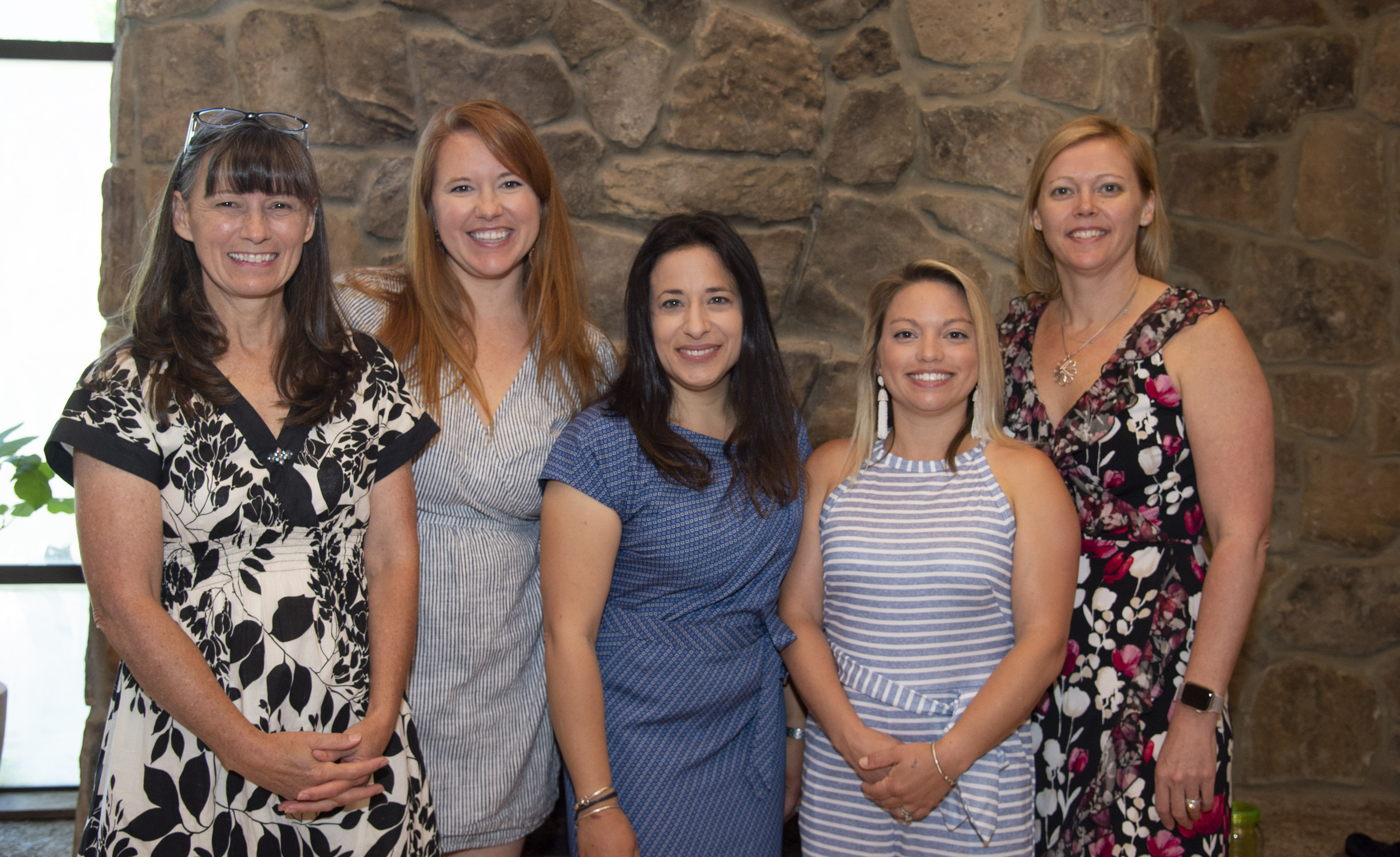 Angie Landrum, Missy Atherton, Teresa Robb, Mallory Geismar and Marci Waldorf