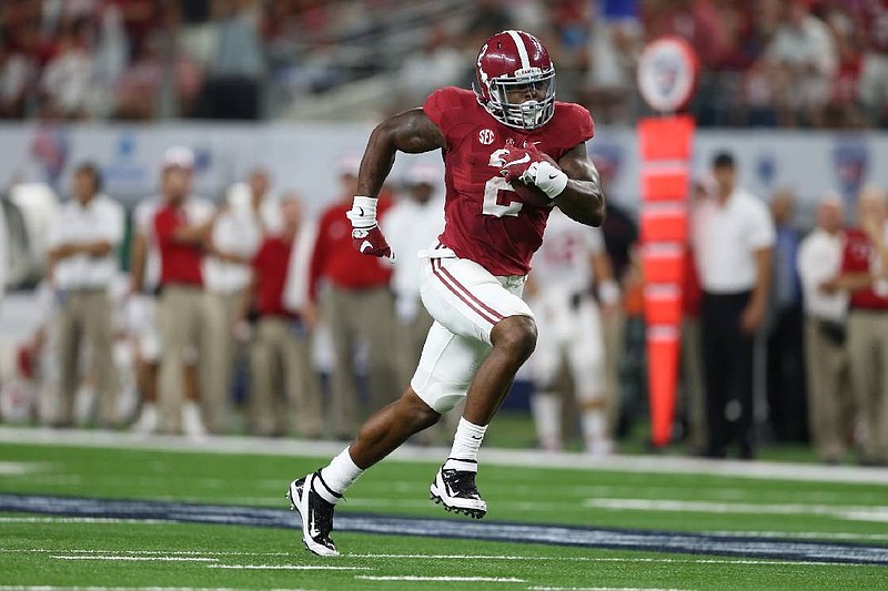 Former Alabama running back Derrick Henry rushed 13 times for 147 yards and three touchdowns during a 35-17 win over Wisconsin to open the 2015 season. Alabama and Wisconsin announced Monday a home-and-home series for the 2024 and 2025 seasons. / University of Alabama photo