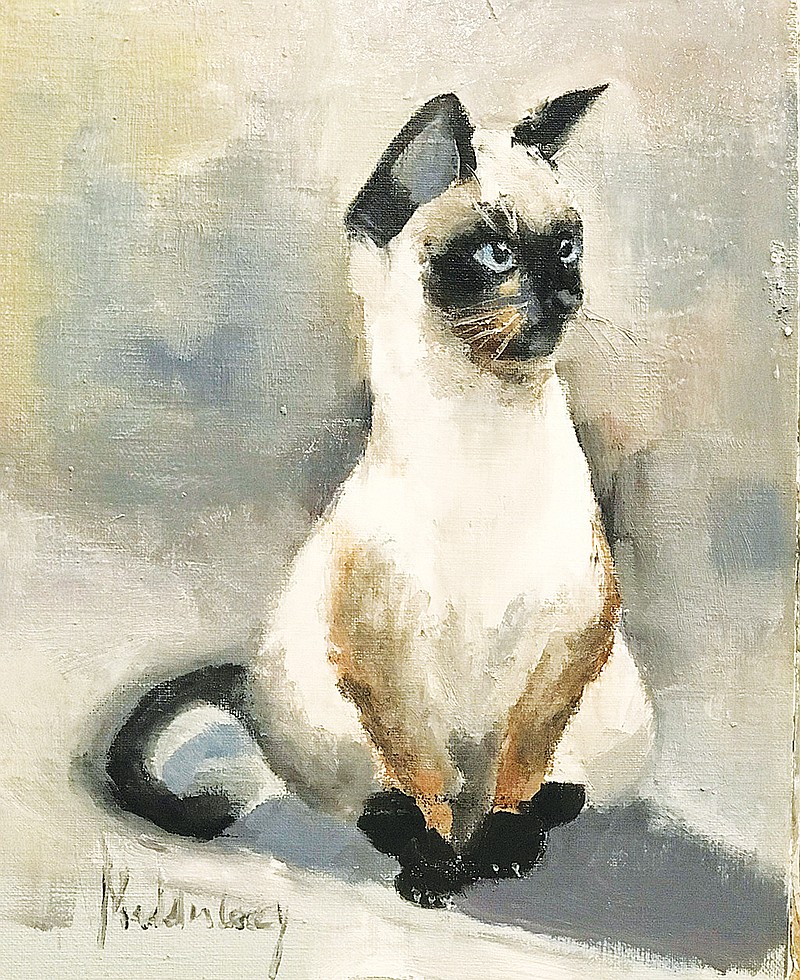 Vivid blue eyes of this Siamese cat catch the viewer's attention. / Alice Fund contributed image