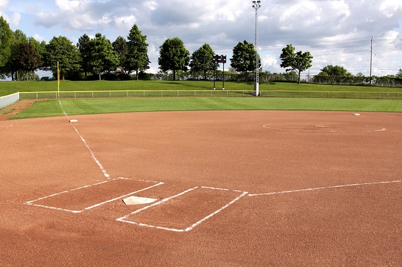 Softball Diamond - stock photo softball tile softball field / Getty Images
