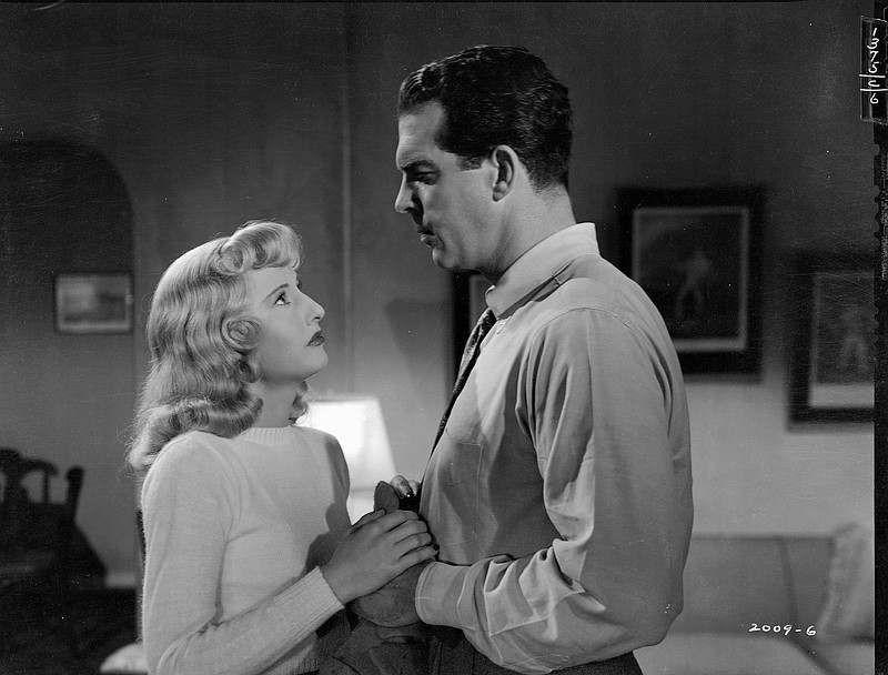 Barbara Stanwyck and Fred MacMurray star in "Double Indemnity." / Paramount Pictures Image