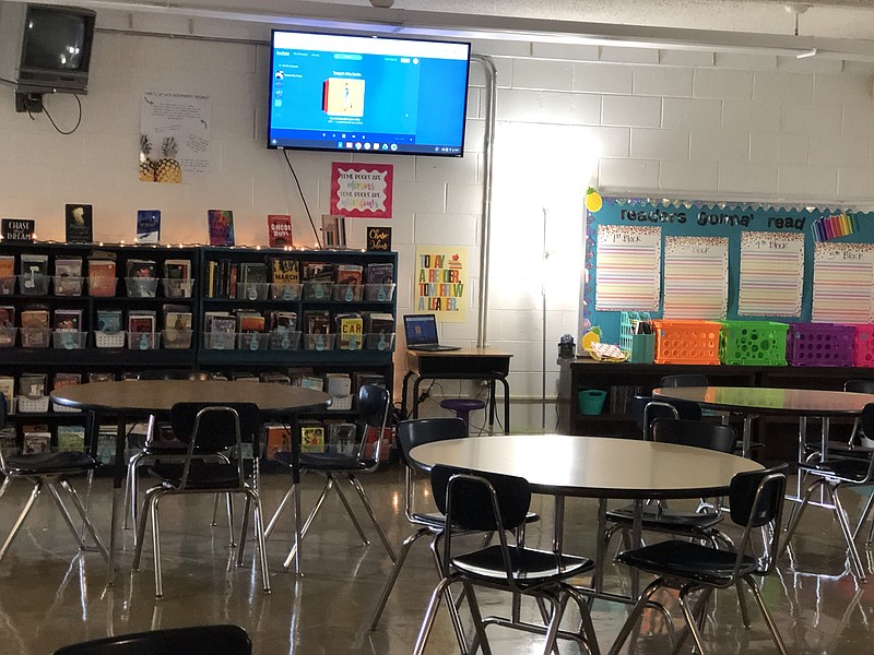 Whitney Whitaker, an English/language arts teacher at Brown Middle School in Hamilton County, strives to make her classroom a warm and inviting place for her students. Photo courtesy of Whitney Whitaker. Contributed Photo/Times Free Press