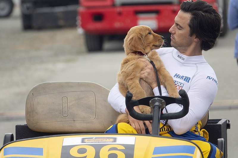 This image released by Twentieth Century Fox shows Milo Ventimiglia in a scene from "The Art of Racing in the Rain." (Doane Gregory/Twentieth Century Fox via AP)