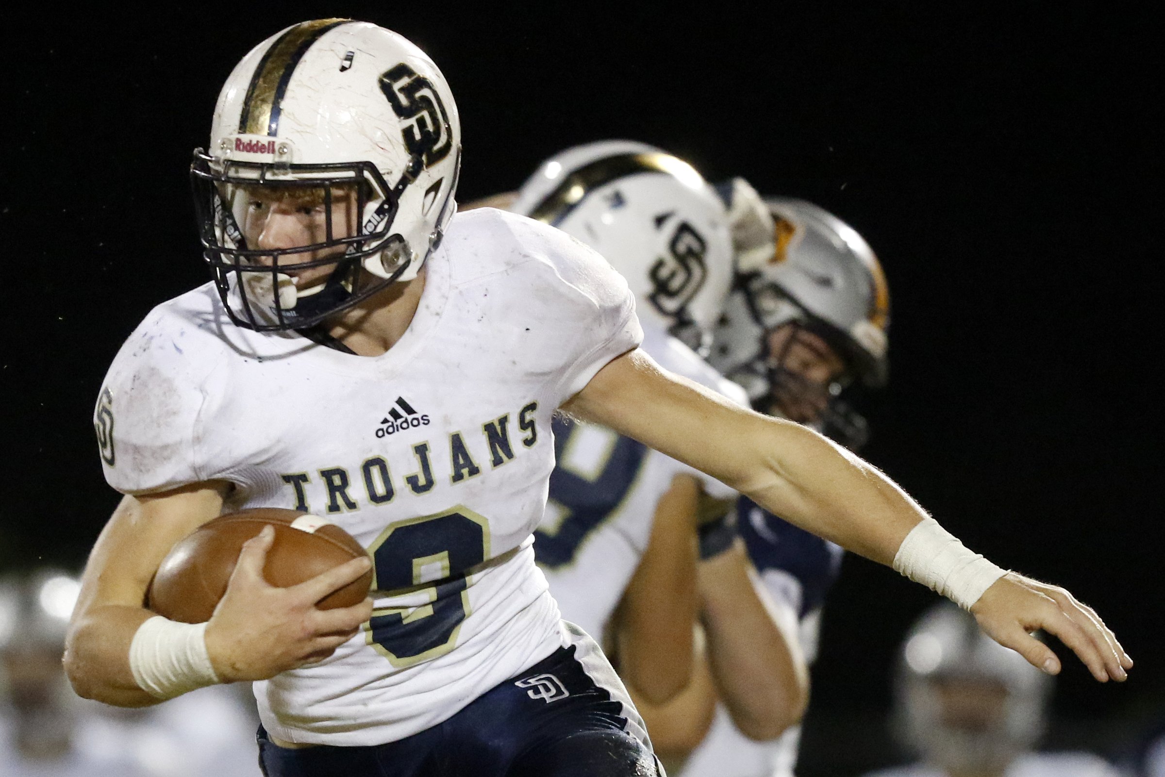 Soddy-Daisy's Hayden Maynor (9) rushes against Walker Valley at Walker Valley High School on Friday, Oct. 26, 2018 in Cleveland, Tenn.