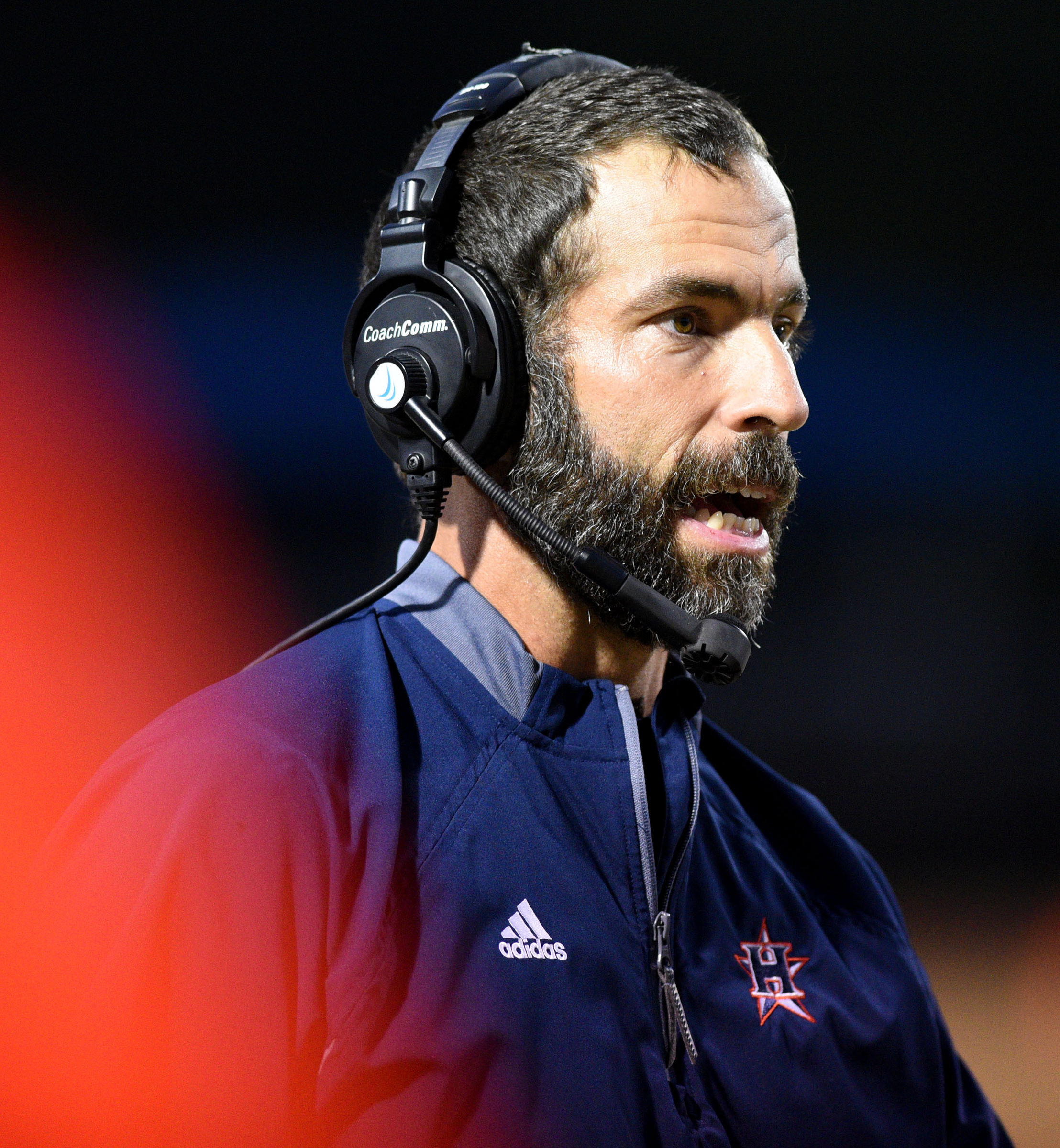 E.K. Slaughter is Heritage's head coach. The Heritage Generals visited the Northwest Whitfield Bruins in GHSA football action on October 6, 2017.