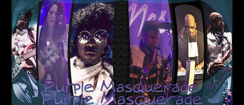 Purple Masquerade, a Prince tribute band, will headline the benefit. / Purple Masquerade Contributed Photo