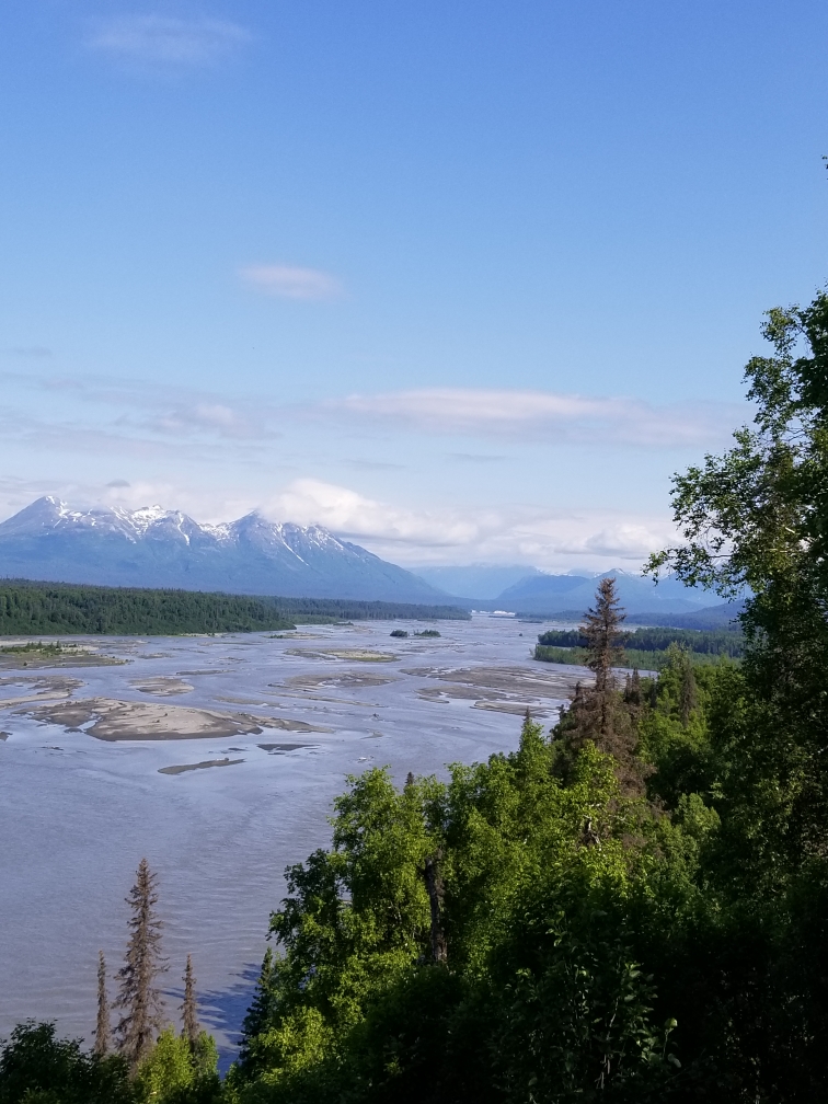 "Braided" glacial rivers flow through Denali National Park. / Photo by Patti Smith