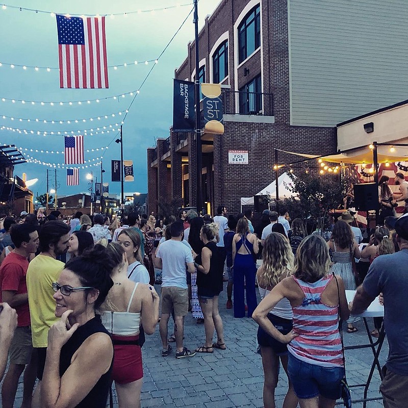 Station Street will be rocking Saturday and Sunday nights when the first Wine &Whiskey Festival is held. Musical acts from Songbirds will perform, there will be wine-tastings and whiskey sips, TVs to keep up with football games and after-parties in Station Street venues. / Duane Carleo Contributed Photo
