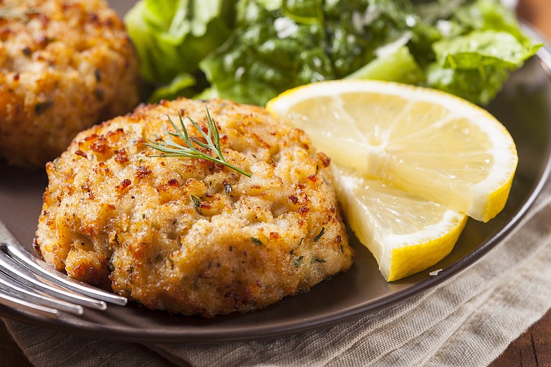 Getty Images / Zucchini 'crab' cakes taste like real crab cakes but without the crab, according to allrecipes.com. 1,000 people who have made and rated the recipe rated the dish 4.5 out of 5 stars.