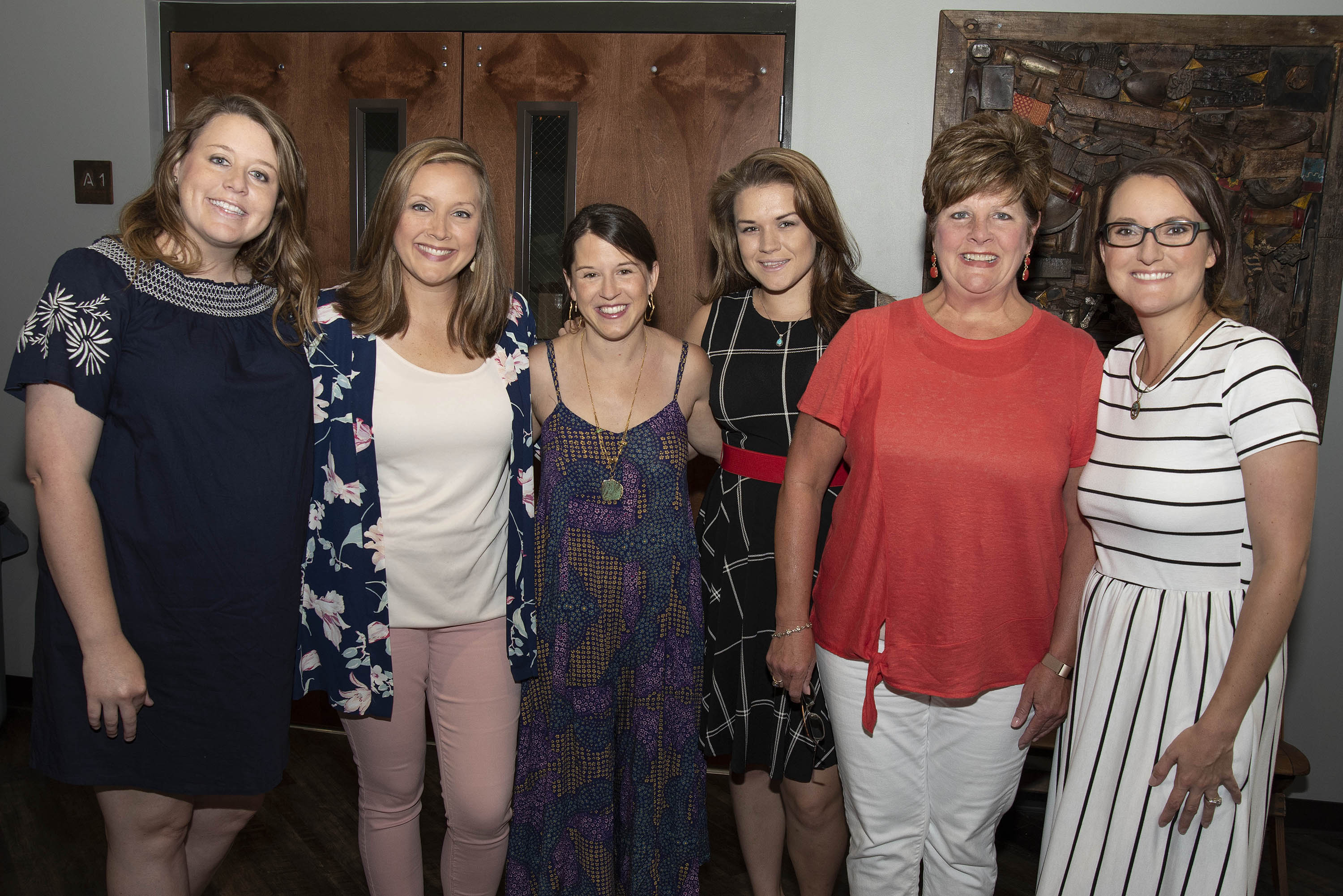 Breanne Blackwell, Jennifer Clay, Katie Chapman, Erika Connelly, Karen Lee and Stephanie Mitchell
