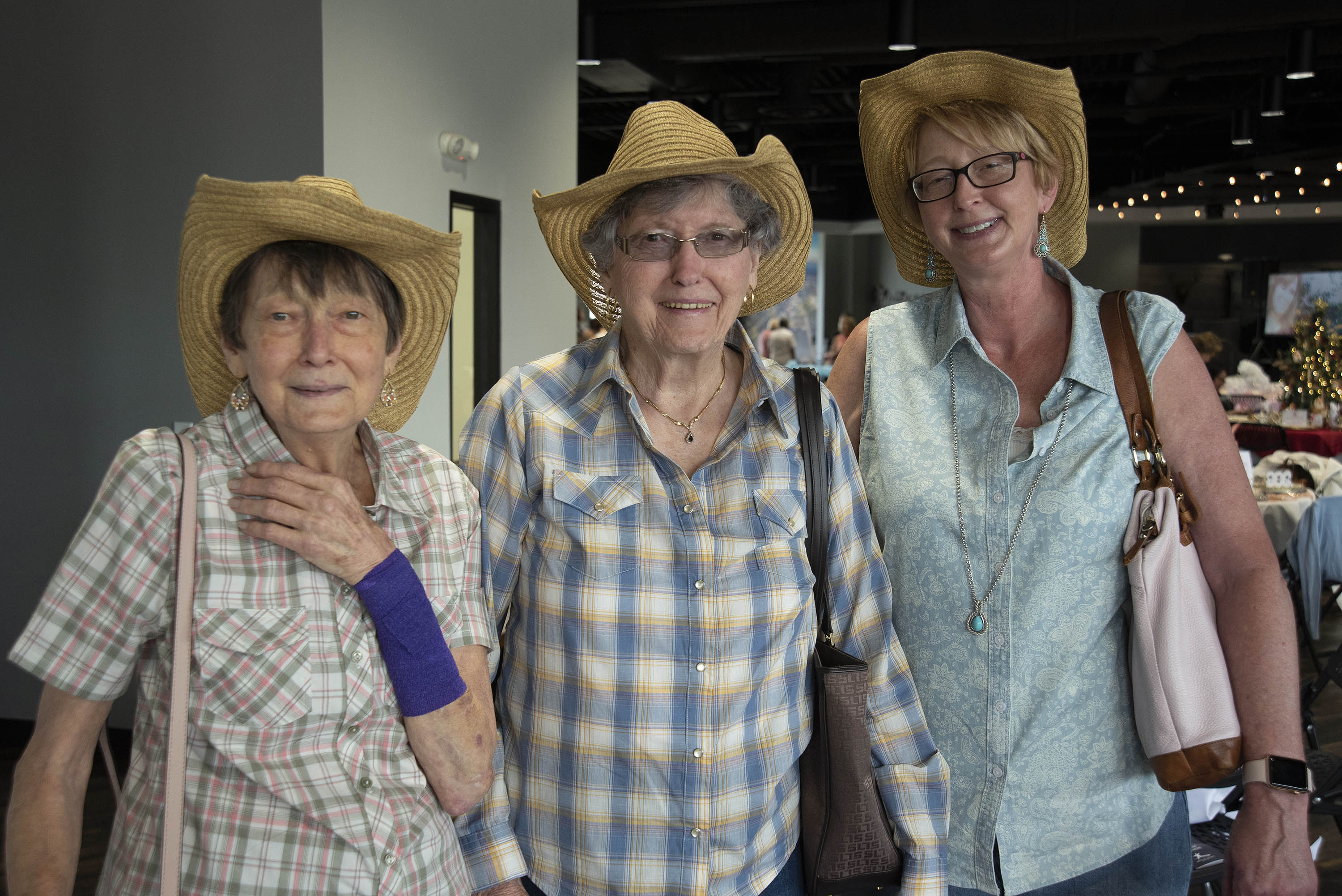 Jennie Clark, Jean Kirk and Belinda Edwards