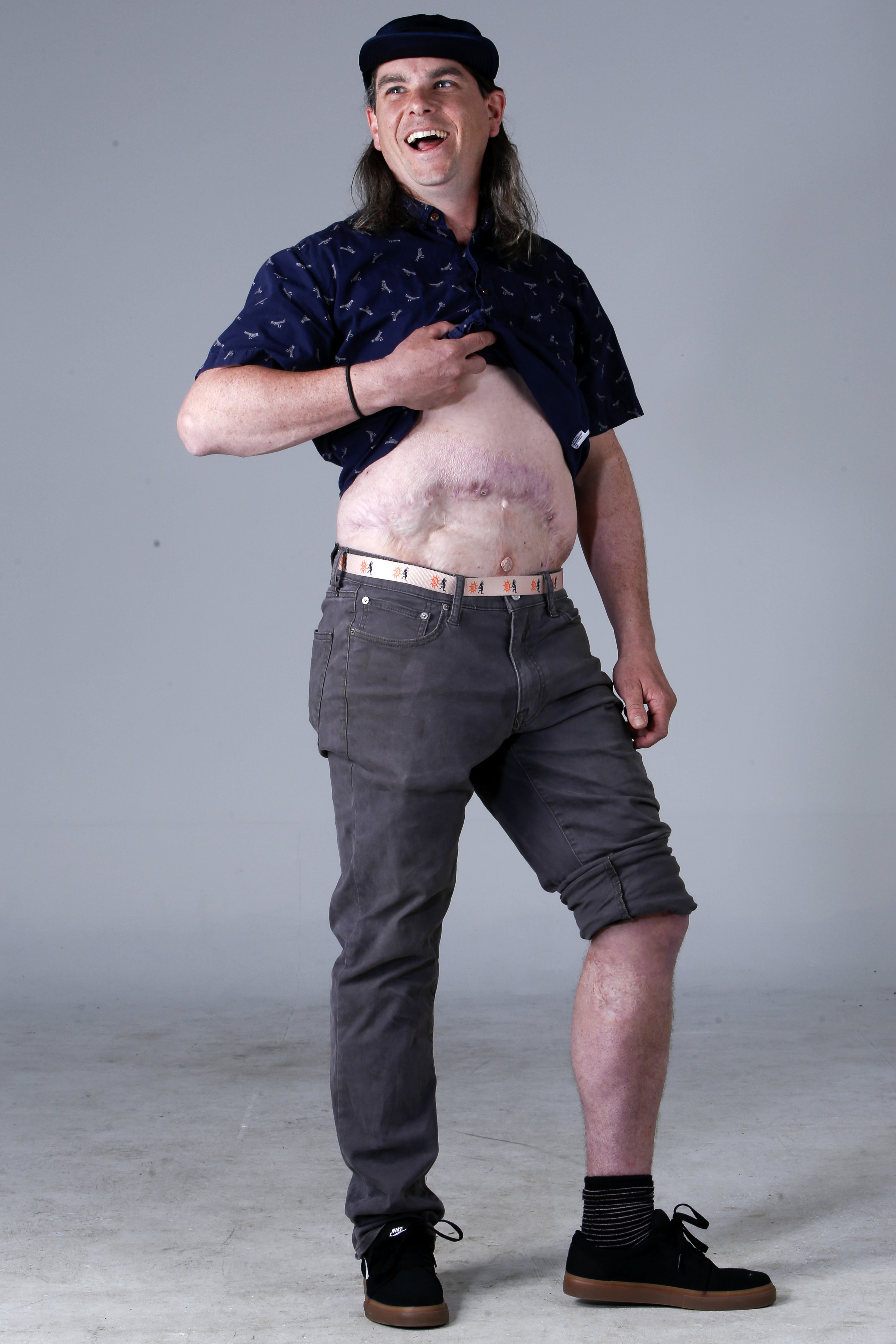 Staff photo by C.B. Schmelter / Danny McSpadden poses in the studio at the Times Free Press on Tuesday, March 26, 2019 in Chattanooga.