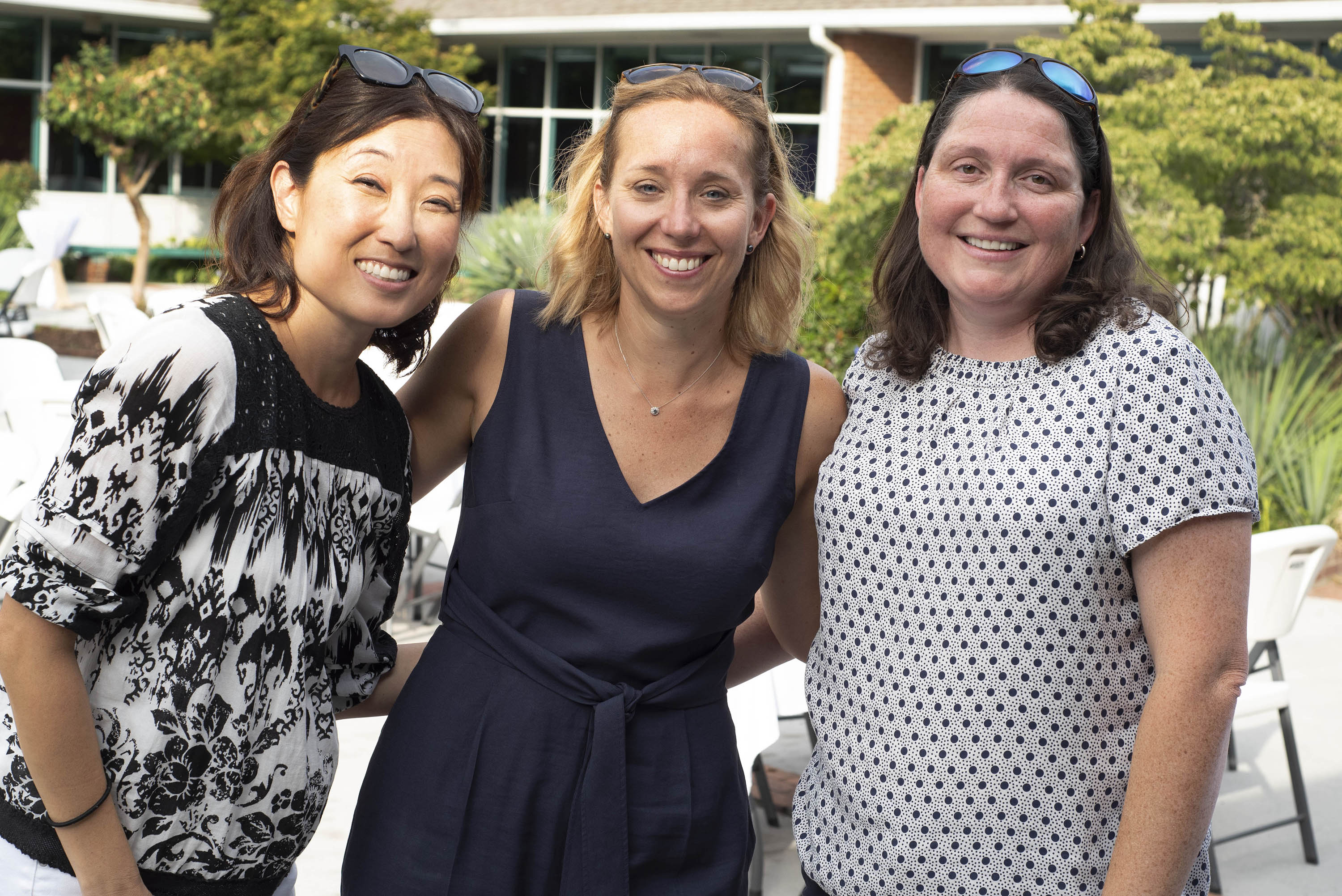 Carol Yim, Mary Catherine Robbins and Lucy Sawrie