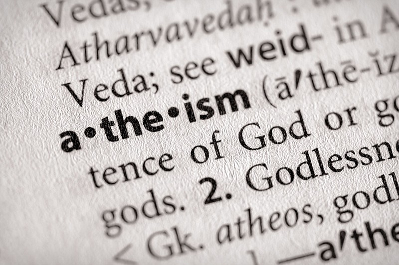 Dictionary Series - Religion: Atheism - stock photo atheist / Getty Images
