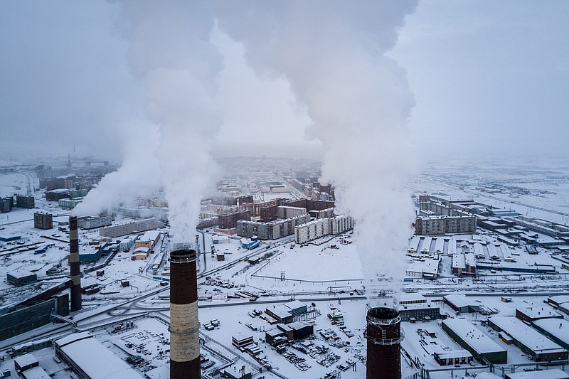 A power plant in Norilsk, Russia, on Nov. 7, 2017. The United States is stepping up digital incursions into Russia's electric power grid in a warning to President Vladimir Putin and a demonstration of how the Trump administration is using new authorities to deploy cybertools more aggressively. / File photo by Sergey Ponomarev of The New York Times