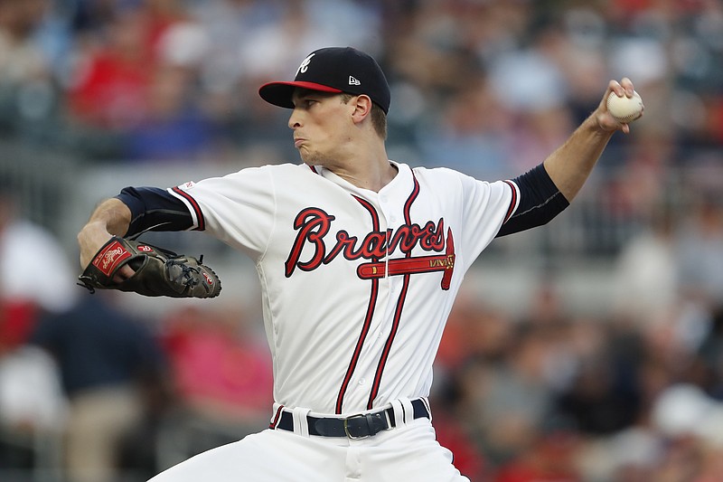 Associated Press photo by John Bazemore / Atlanta Braves starter Max Fried pitches against the Washington Nationals on Thursday night.