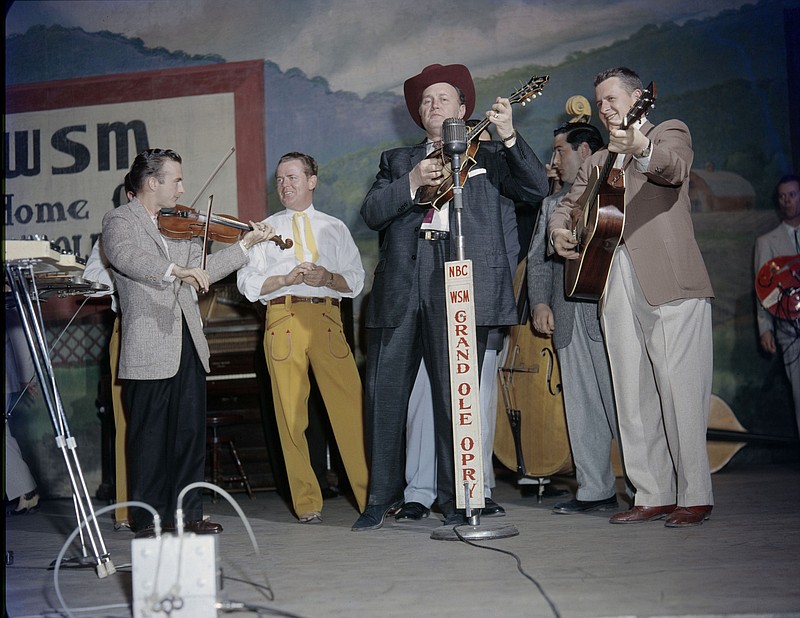 Bill Monroe's introduction of Kentucky bluegrass music at the Grand Ole Opry is included in the new PBS series "Country Music." (PBS Photo)